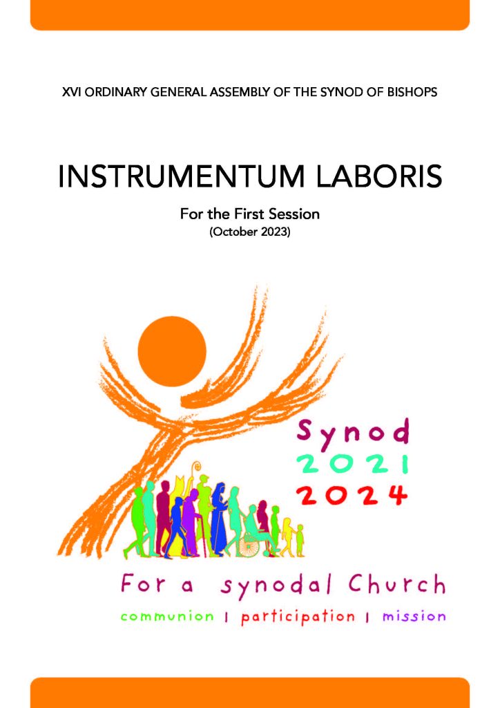 The cover page of the Instrumentum Laboris 