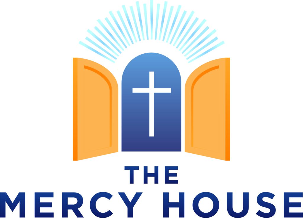 An image of The Mercy House logo.